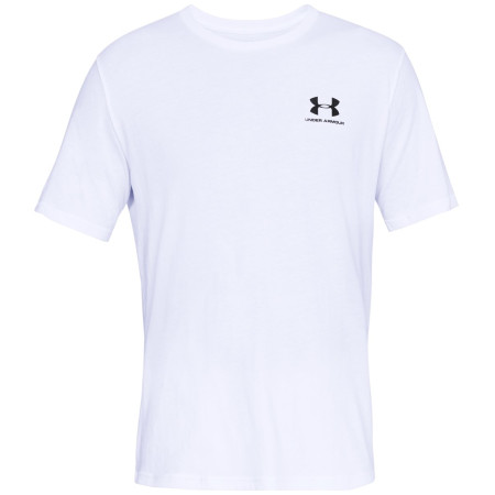 Maglietta da uomo Under Armour Sportstyle Left Chest SS bianco White