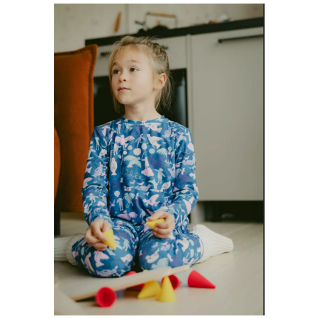 Pantaloni da bambino Wouki Niki Lavender mist