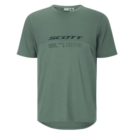 Maglia da ciclismo da uomo Scott Tee M's Vertic DRI SS verde scuro tranquil green