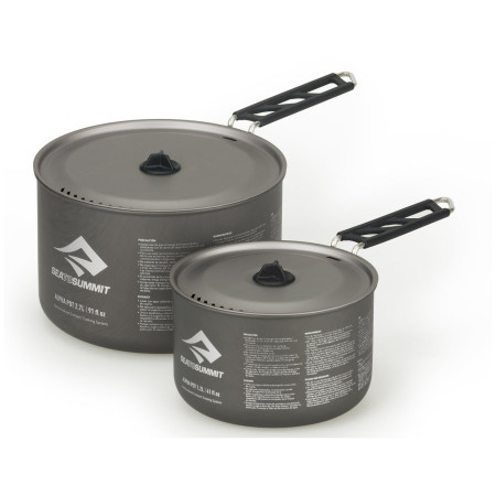 Set di pentole Sea to Summit Alpha Pot Set 2.0 grigio Grey