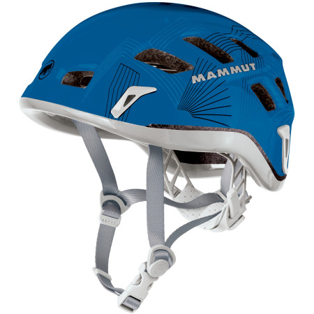 Casco da arrampicata Mammut Rock Rider blu DarkCyan/Smoke