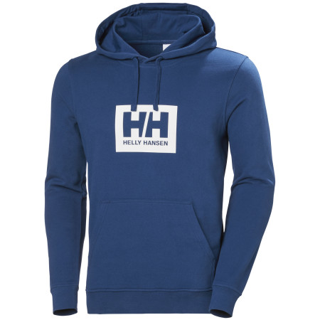 Felpa da uomo Helly Hansen Hh Box Hoodie blu 606 Deep Fjord
