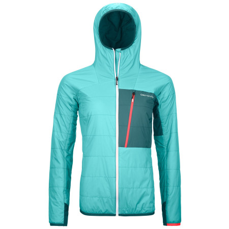 Giacca da donna Ortovox Swisswool Piz Duan Jacket W blu Ice Waterfall