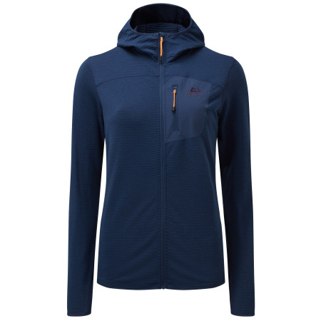 Felpa da donna Mountain Equipment Lumiko Hooded Wmns Jacket blu scuro MeMedievalBlue