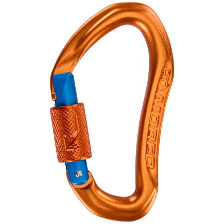 Moschettone Climbing Technology Morfo BG (brilock gate) arancione/blu Orange/Blue