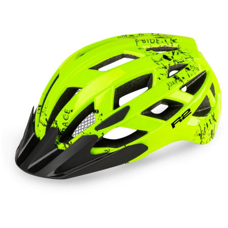 Casco da ciclismo R2 Lumen Junior giallo/nero yellow