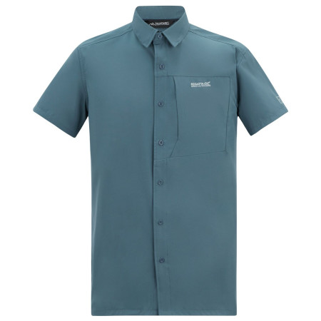 Camicia da uomo Regatta Anti-Insect Travel Light S/S Shirt blu China blue