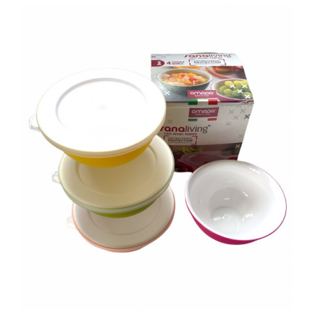 Set di ciotole Omada Sanaliving Bowls Set 4x 0,5L