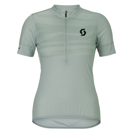 Maglia da ciclismo per donna Scott Jersey W's Endurance LT SS verde/grigio spray grey