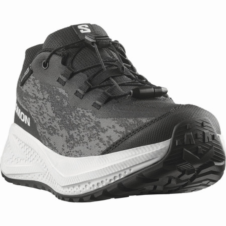 Scarpe da bambino Salomon Aero Grvl Wp J Black-White-Black