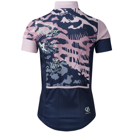Maglia da ciclismo per bambini Dare 2b Dynamite Jersey Nvy Graffiti