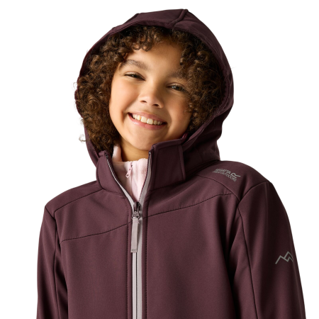 Giacca softshell per bambini Regatta Haydenbury Fig