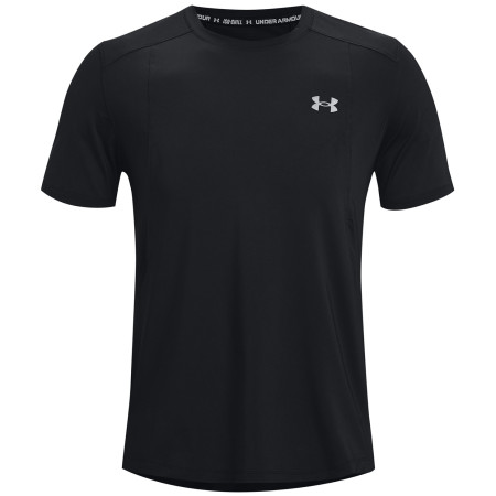 Maglietta da uomo Under Armour Iso-Chill Laser Tee nero Black / Black / Reflective
