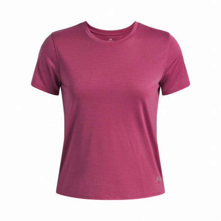 Maglietta da donna Under Armour Launch Shortsleeve rosa Red