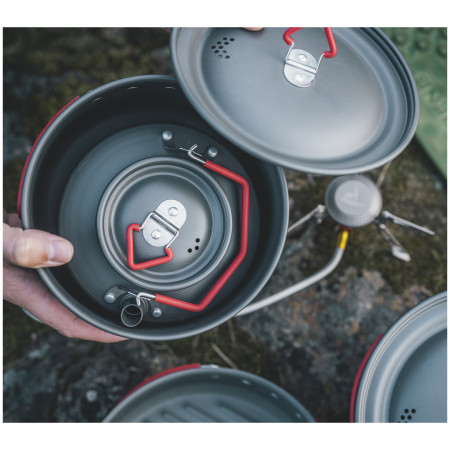 Set di pentole Robens Basecamp Pro Ceramic Cook Set XL