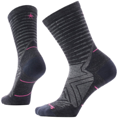 Calze Smartwool Women's Run Zero Cushion Crew Socks grigio