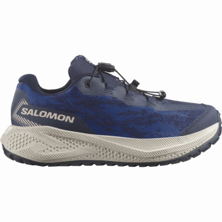 Scarpe da bambino Salomon Aero Grvl Wp J Maritime Blue-Silver Cloud-Bluing