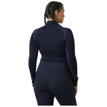 Maglietta sportiva da donna Helly Hansen W Lifa Merino Midw Gra 1/2 Zip