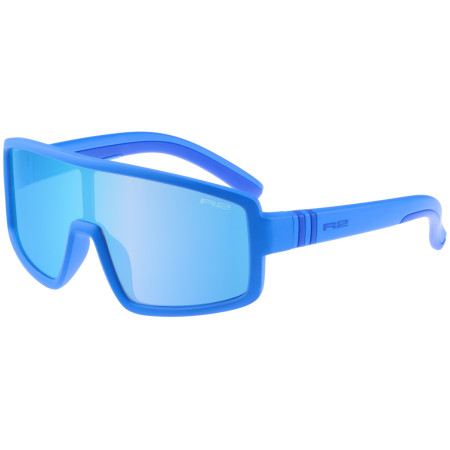 Occhiali sportivi R2 Invader blu Barva čočky : hnědá Povrchová úprava čočky : ledově modrý chrom