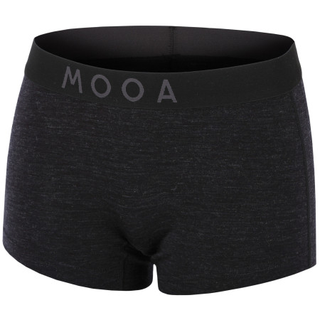 Boxer da donna MOOA MerinoSilk 160 nero black melange