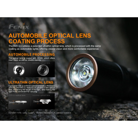 Torcia Fenix E20 XP-E2 350 lmn