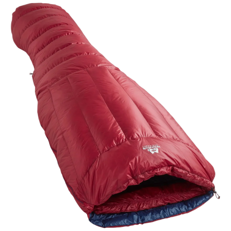 Sacco a pelo in piuma Mountain Equipment Xenith I Long rosso Merlot