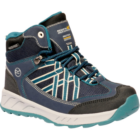 Scarpe da bambino Regatta Samaris Mid Jnr blu Navy/Deeplak