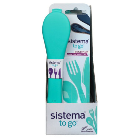 Set di posate Sistema To Go verde
