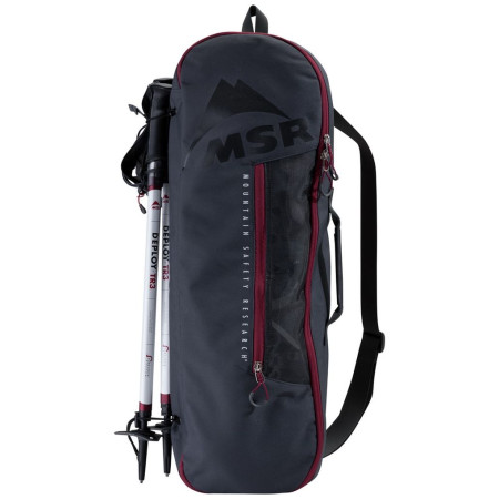 Borsa per racchette da neve MSR Snowshoe Bag nero/rosso Black