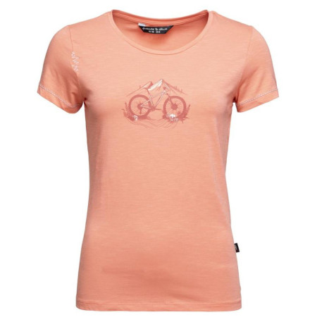 Maglietta da donna Chillaz Gandia Mountainbike Flowers arancione coral