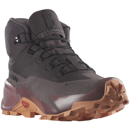 Scarpe da trekking da donna Salomon Cross Hike 2 Mid Gore-Tex nero/rosa Shale / Wild Ginger / Coral Gold