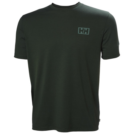 Maglietta da uomo Helly Hansen Skog Graphic T-Shirt verde 418 Dark Jungle