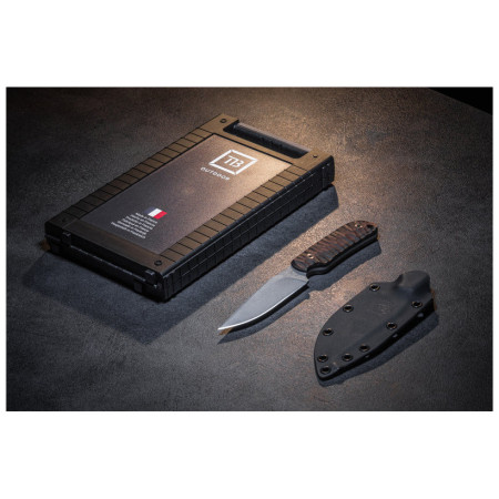 Coltello TB OUTDOOR Commandeur All Purpose Knife Ziricote Wood Handle