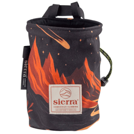 Sacchetto porta magnesite SIERRA Climbing Element Series nero/arancio