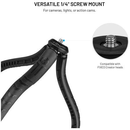 Treppiede FIXED Creator Flexible Tripod with 1/4" phone holder (works with MagSafe)