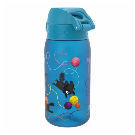 Bottiglia per bambini Ion8 Leak Proof Blue Cats 350ml