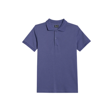 Maglietta da bambino 4F Polo Shirt M614 Navy blu scuro NAVY
