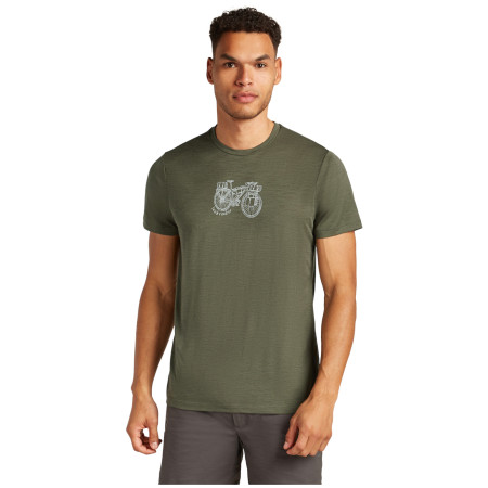 Maglietta funzionale da uomo Icebreaker M Mer 150 Tech Lite SS Tee Adventure Rid