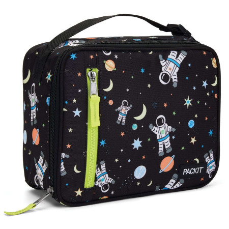 Scatola per alimenti Packit Classic Lunch Box nero/bianco Spaceman