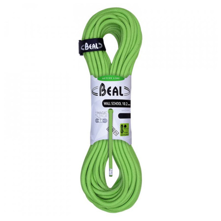 Corda da arrampicata Beal Wall School 10,2 mm (30 m) verde green