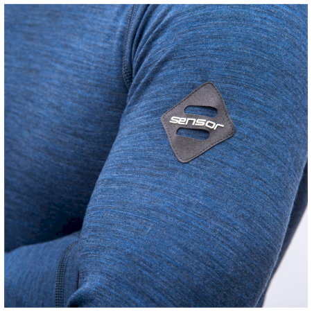 Maglietta funzionale da uomo Sensor Merino Bold Roll Neck dl.rukáv