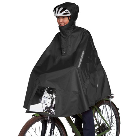 Poncho da ciclismo Tatonka Bike Poncho nero black