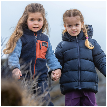 Felpa da bambino Didriksons Anten Kids Fullzip 2 Winter Blue