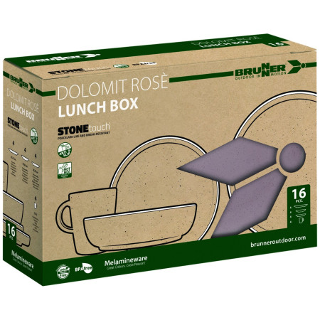 Set di stoviglie Brunner Lunch Box Dolomit rose