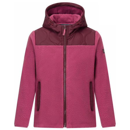 Felpa da bambino Regatta Myla Hybrid Jacket Fig/Violet rosso Fig/Violet