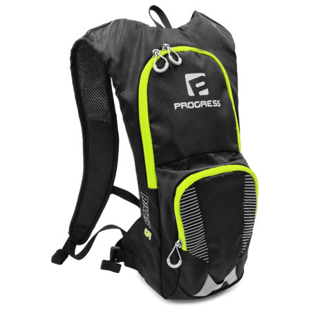 Zaino da ciclismo Progress Biker 5 nero/verde černá/limetka