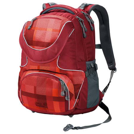 Zaino bambino Jack Wolfskin Ramson 26 Pack rosso IndianRedWovenCheck