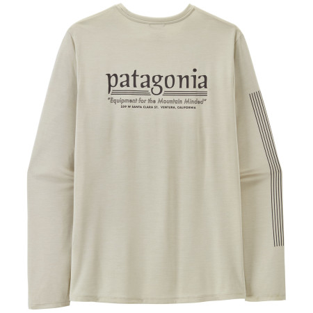 Maglietta da uomo Patagonia M's L/S Cap Cool Daily Shirt - Hut Tripper bianco Dyno White
