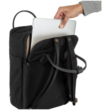 Zaino Fjällräven Kånken no. 2 Black Laptop 15
