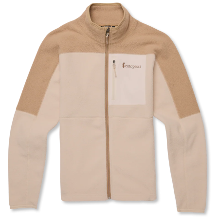 Felpa tecnica da donna Cotopaxi W'S Abrazo Fleece Full-Zip Jacket khaki/beige Khaki and Cream